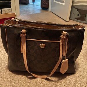 Brown COACH handbag